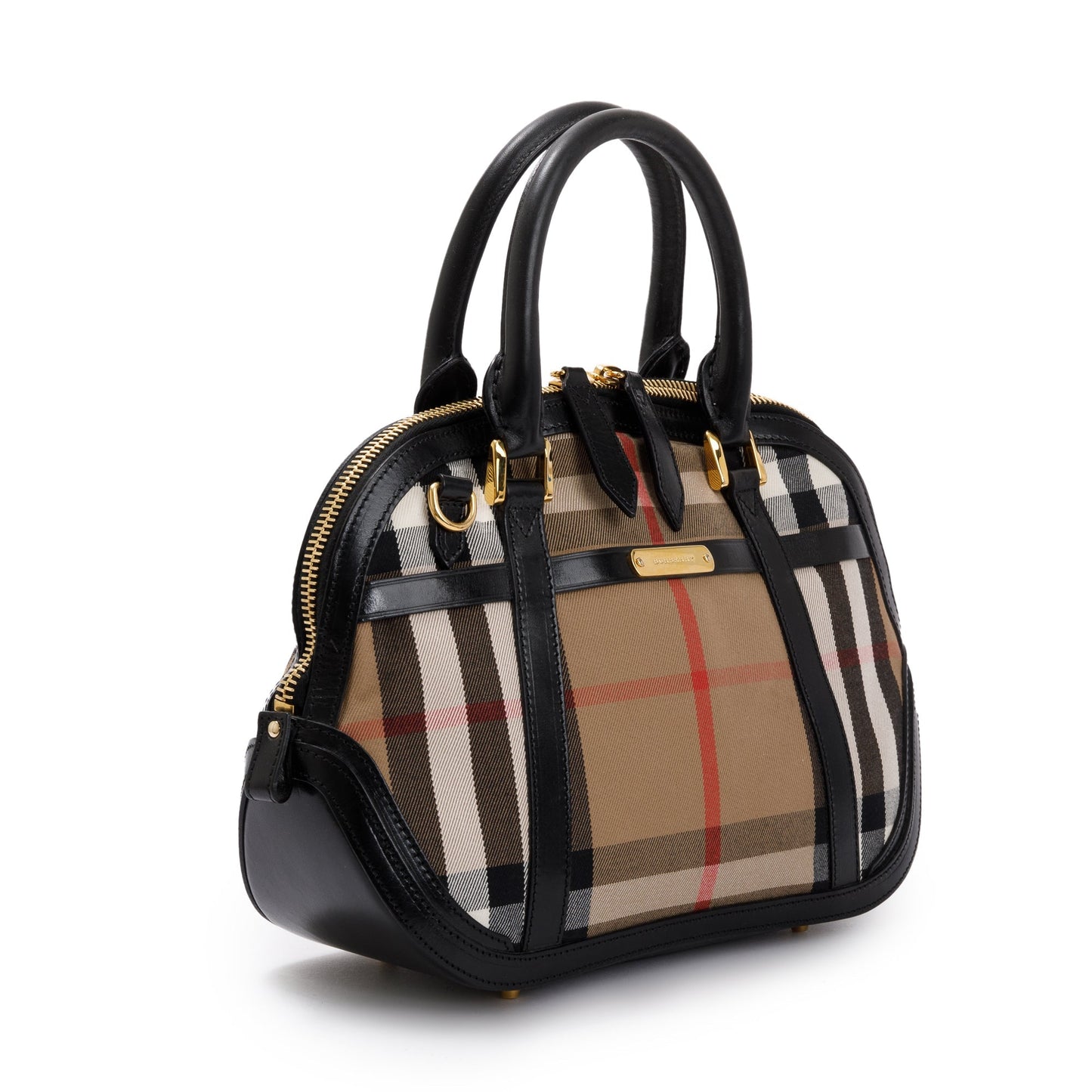 Burberry House Check Small Orchard Bowling Bag