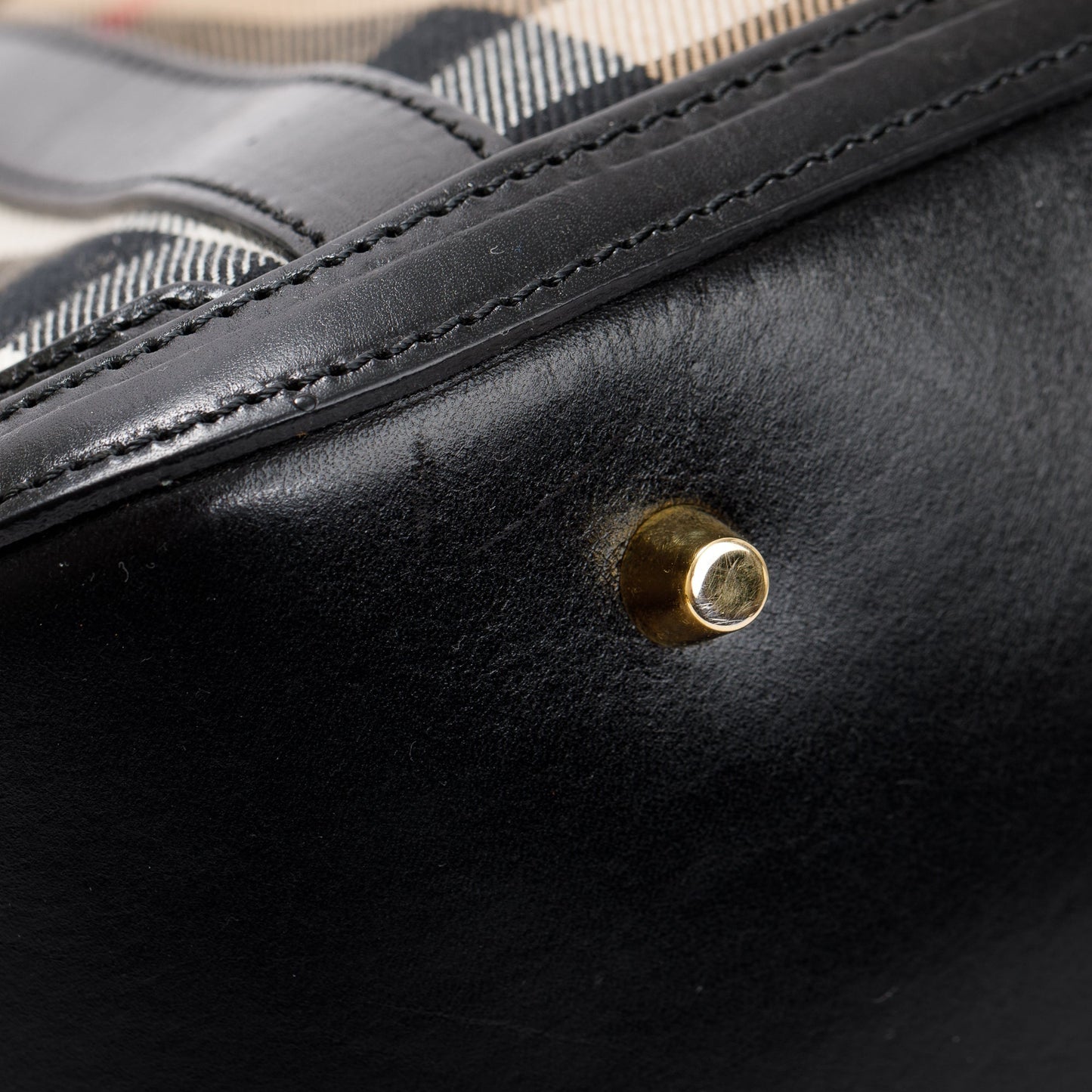 Burberry House Check Small Orchard Bowling Bag