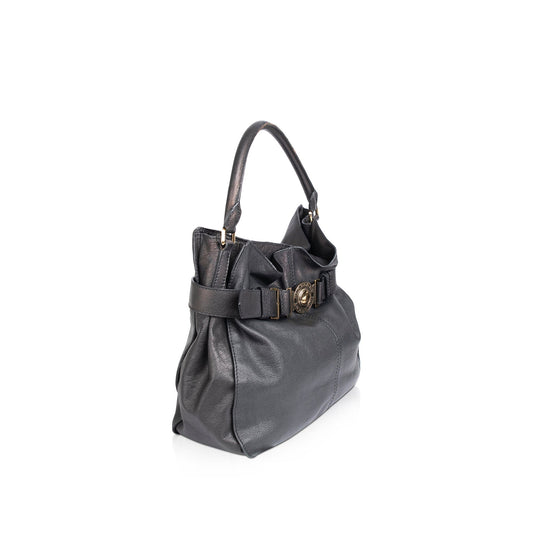 Burberry Large Lambeth Leather Hobo