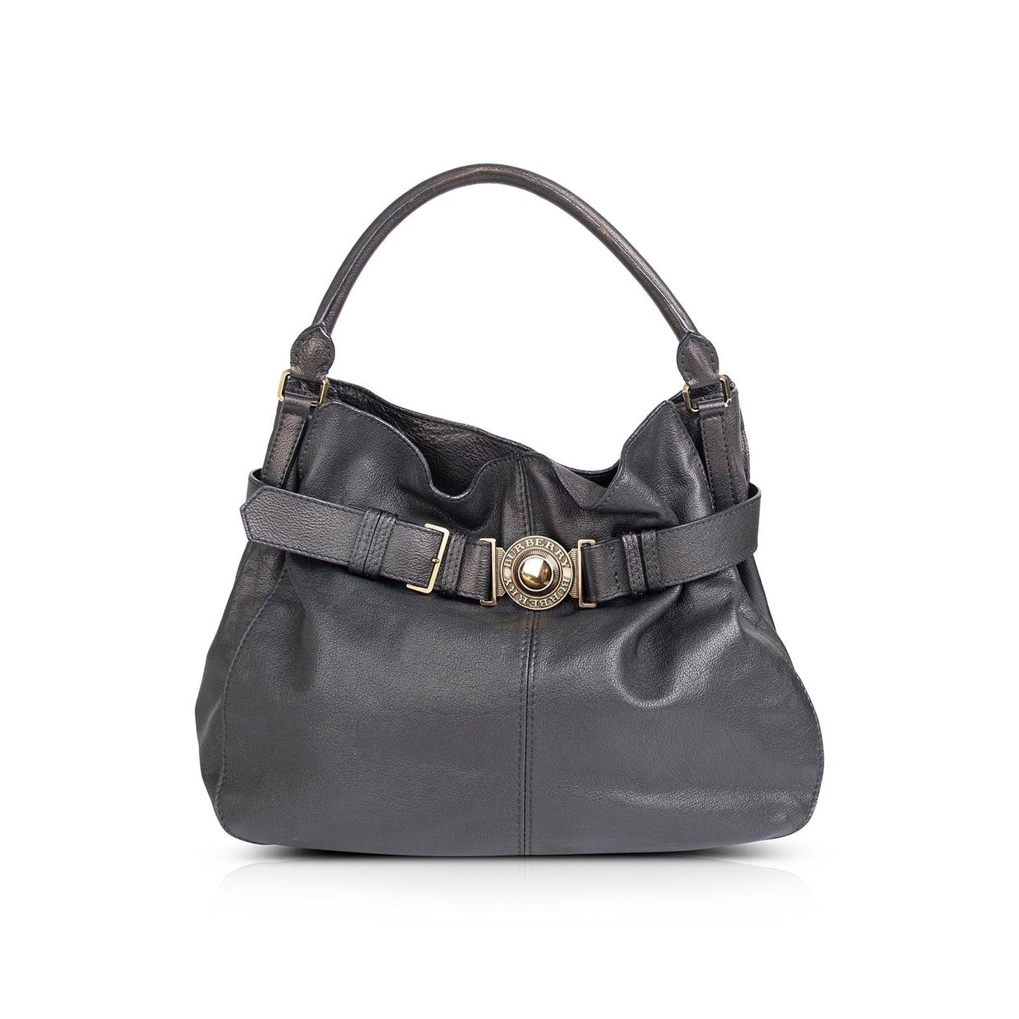 Burberry Large Lambeth Leather Hobo