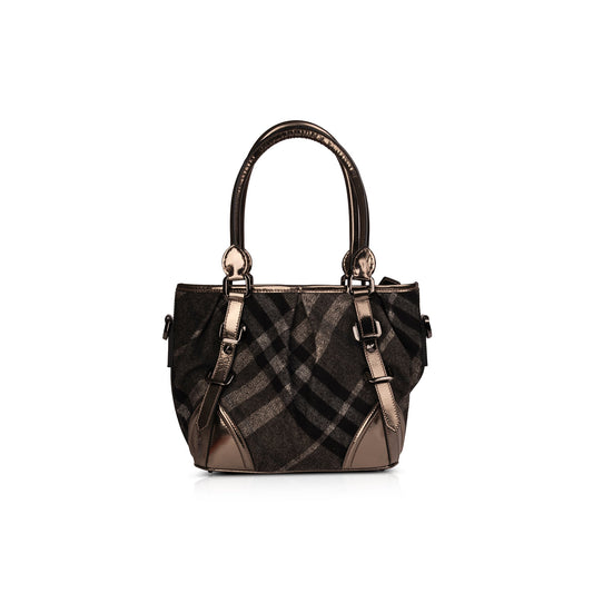 Burberry Lowry Beat Check Tote
