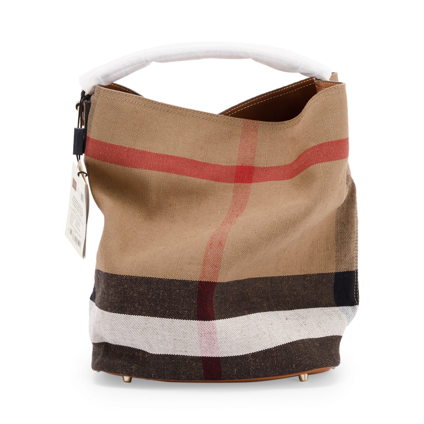 Burberry Mega Check Medium Ashby Hobo Bag