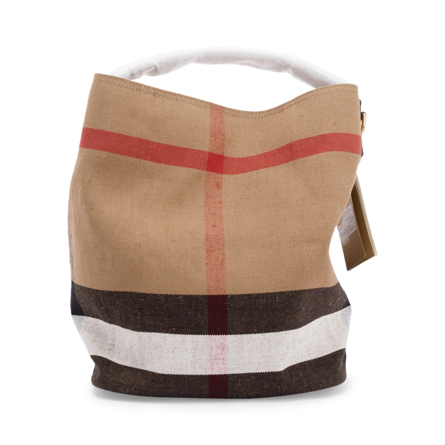 Burberry Mega Check Medium Ashby Hobo Bag