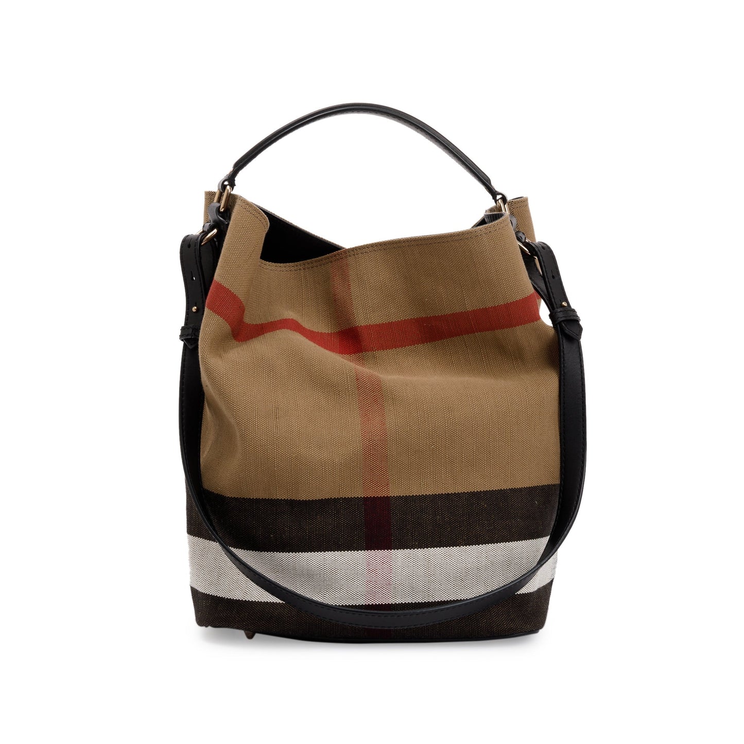 Burberry Mega Check Medium Ashby Hobo Bag