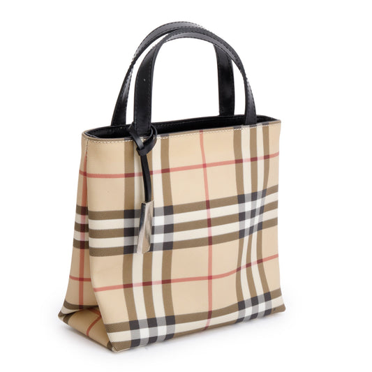 Burberry Nova Check Small Tote