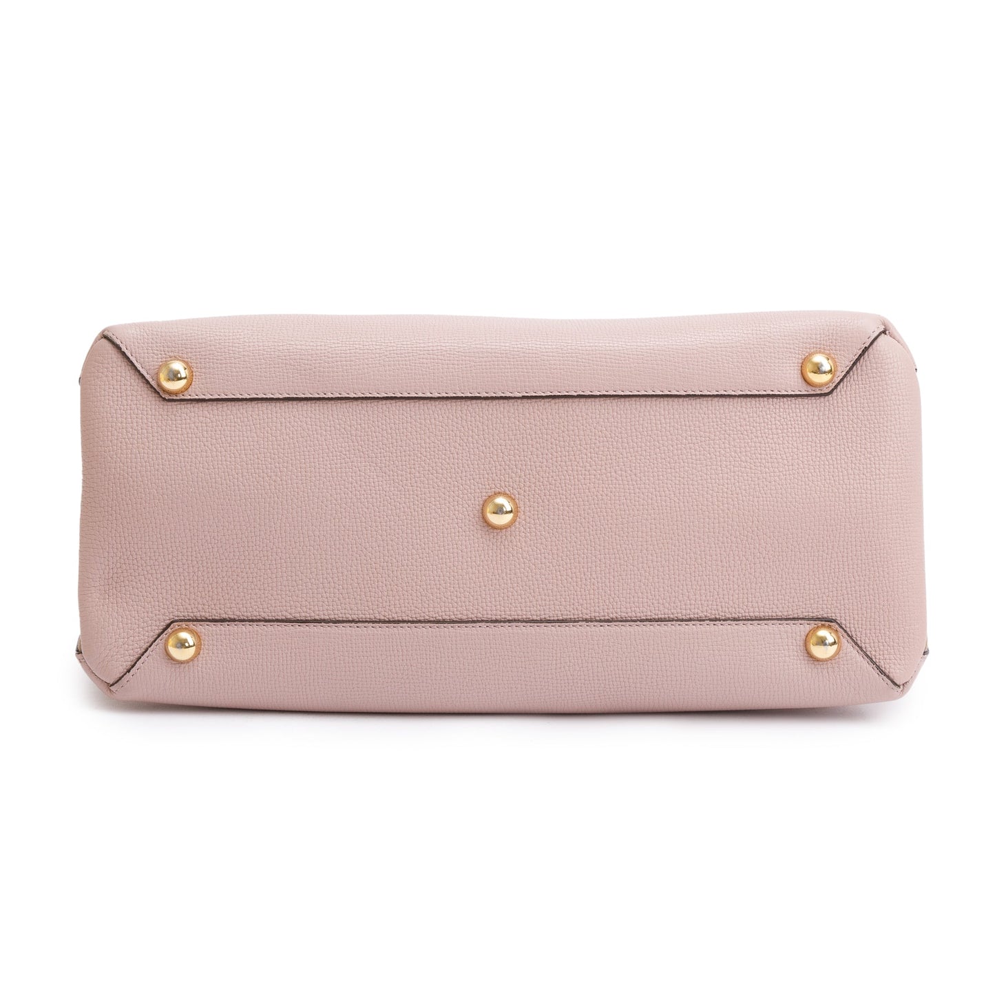 Burberry Pink Calfskin Leather House Check Medium Banner Tote
