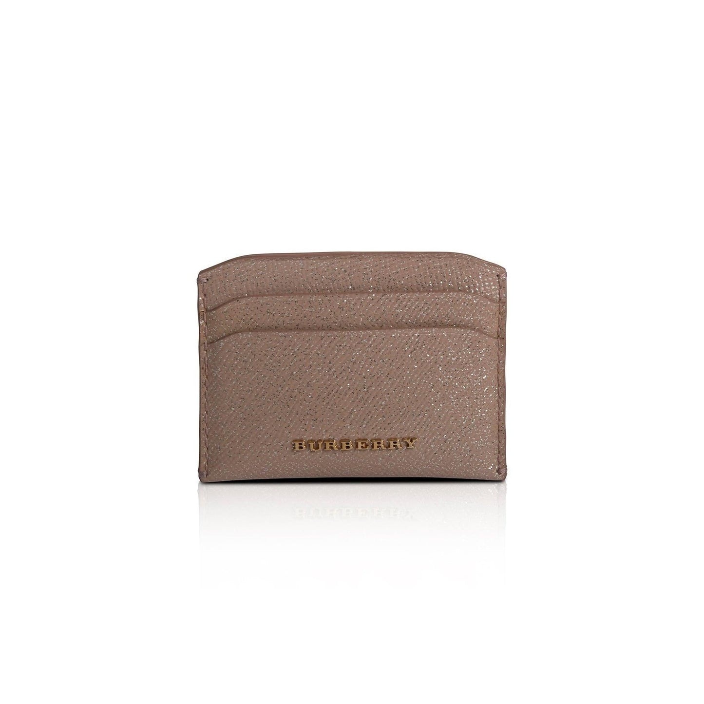 Burberry Pink Glitter Patent Leather Card Holder