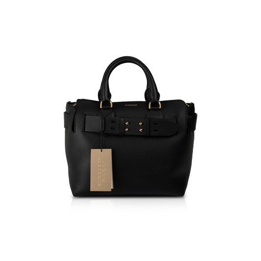 Burberry Small Leather Belt Tote
