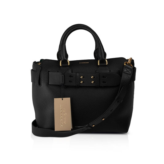 Burberry Small Leather Belt Tote