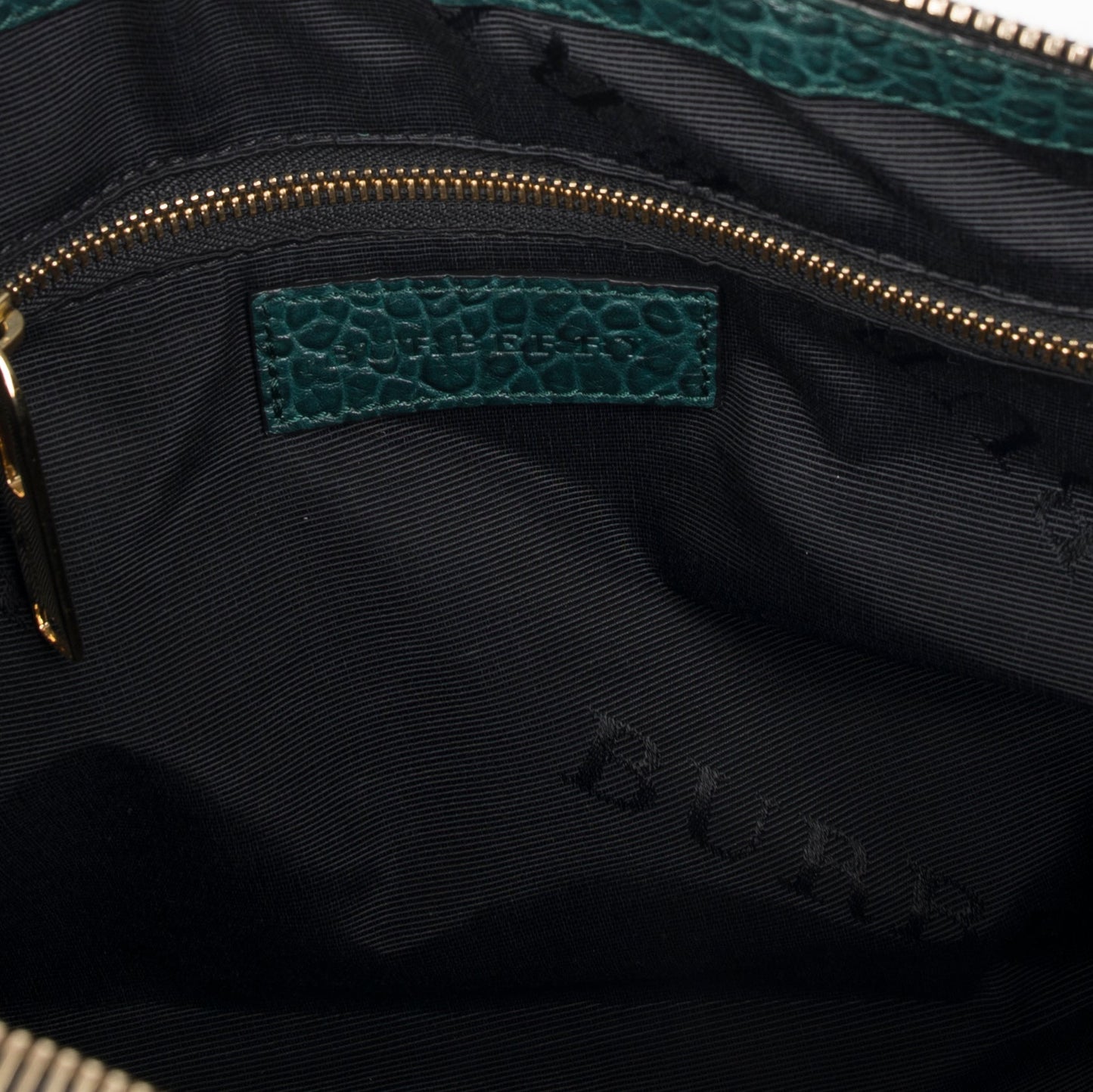Burberry Small Leather Gladstone Bag