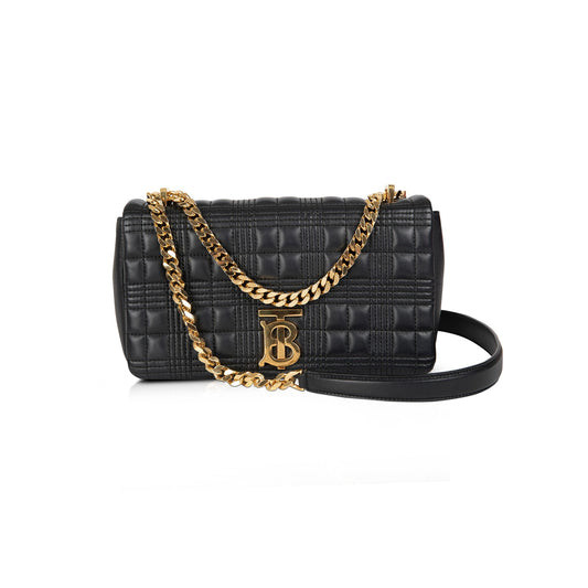 Burberry Small Lola Quilted Leather Shoulder Bag