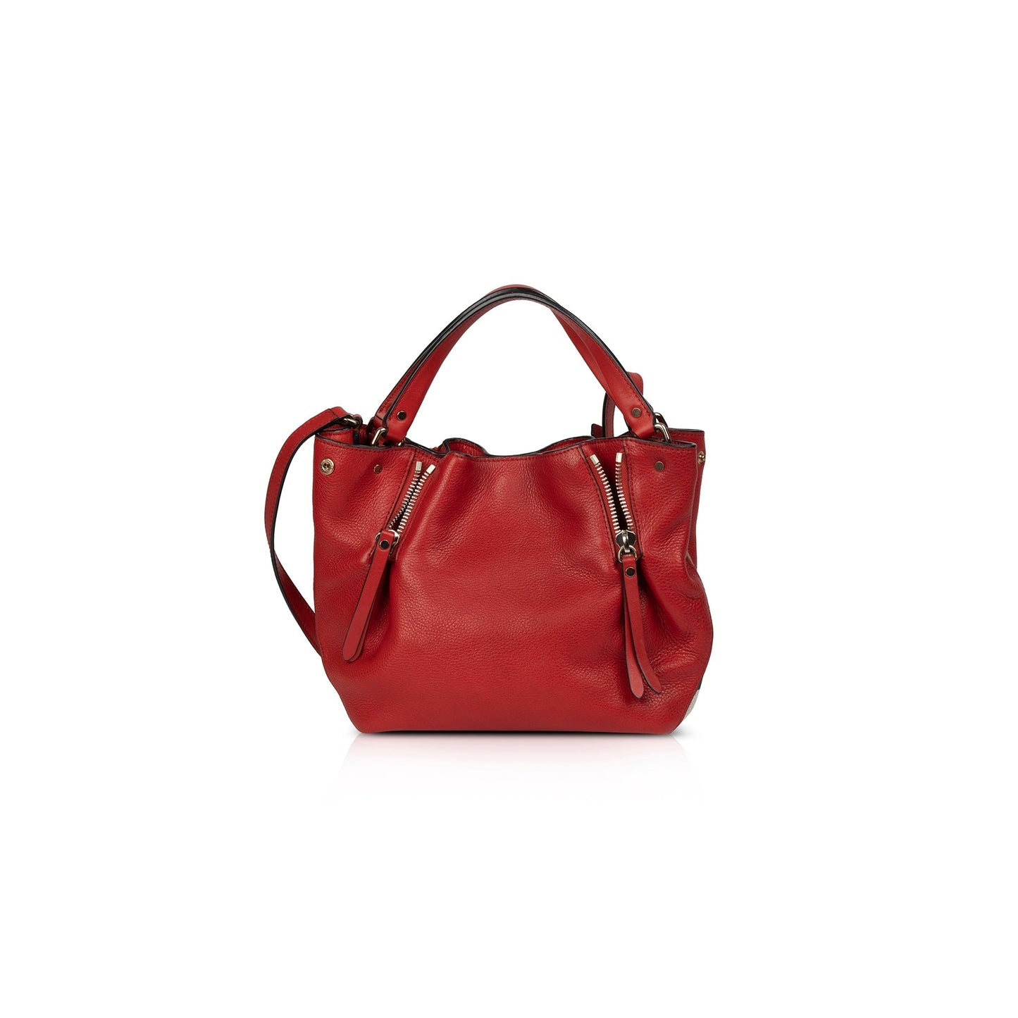Burberry Small Maidstone Leather & House Check Tote