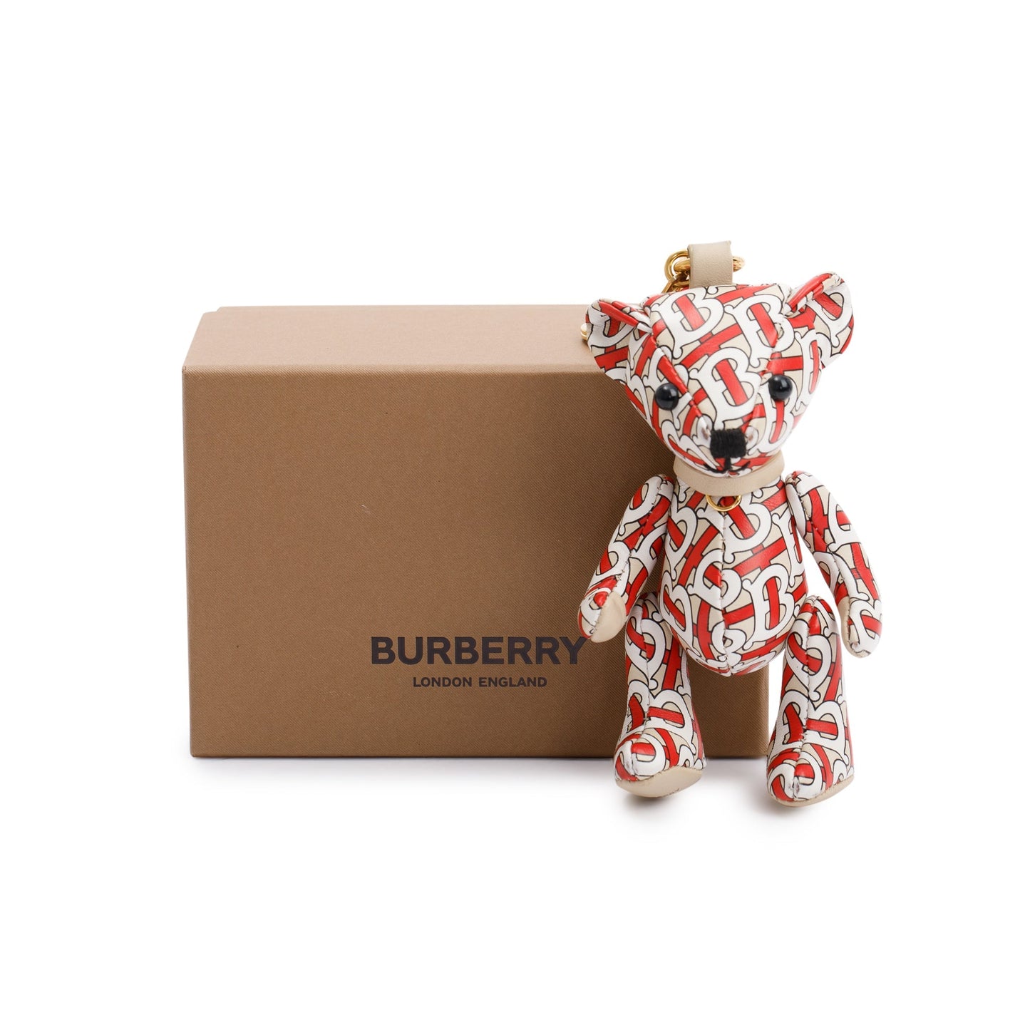 Burberry TB Monogram Leather Thomas Bear Bag Charm