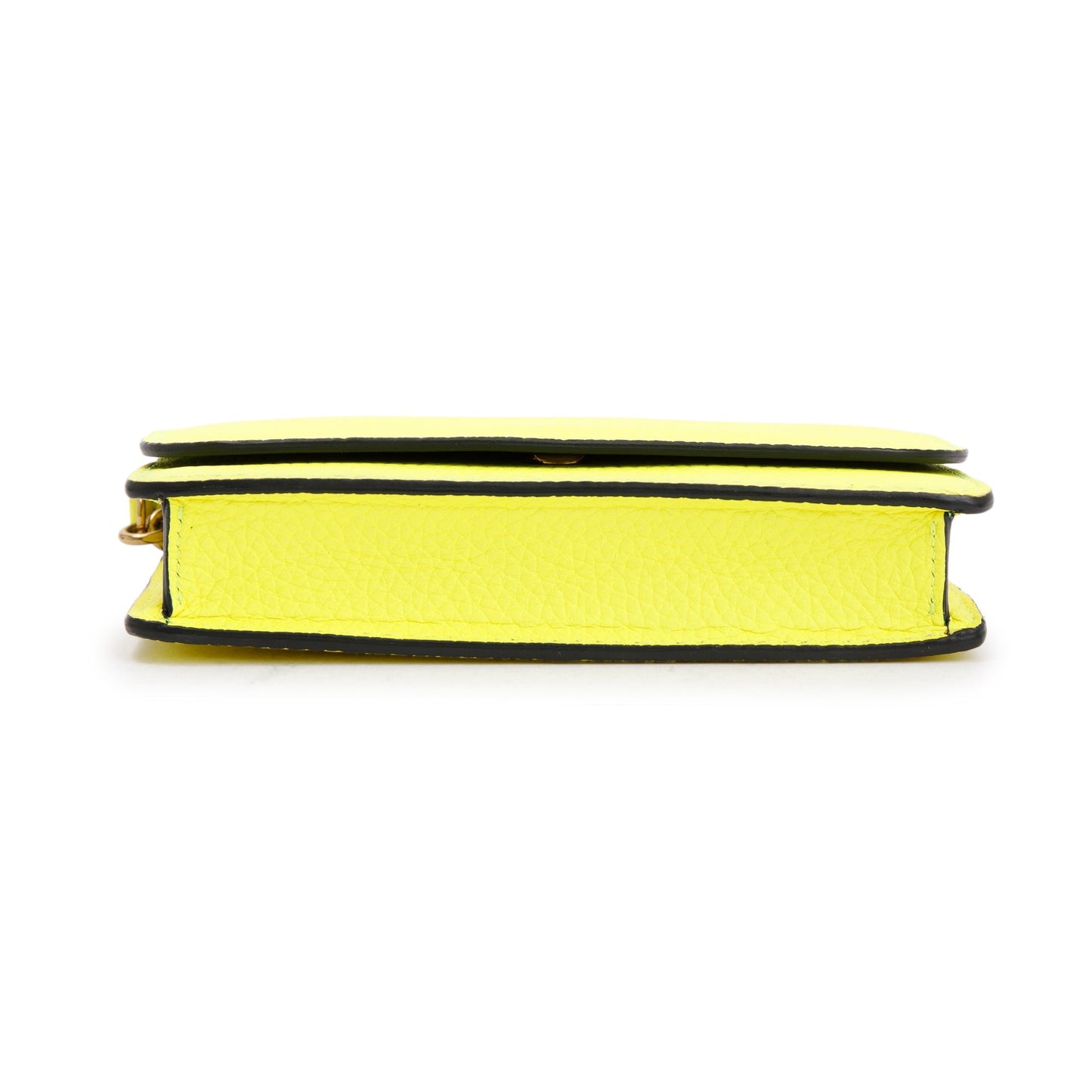 Burberry Yellow Leather Hampshire Crossbody Bag