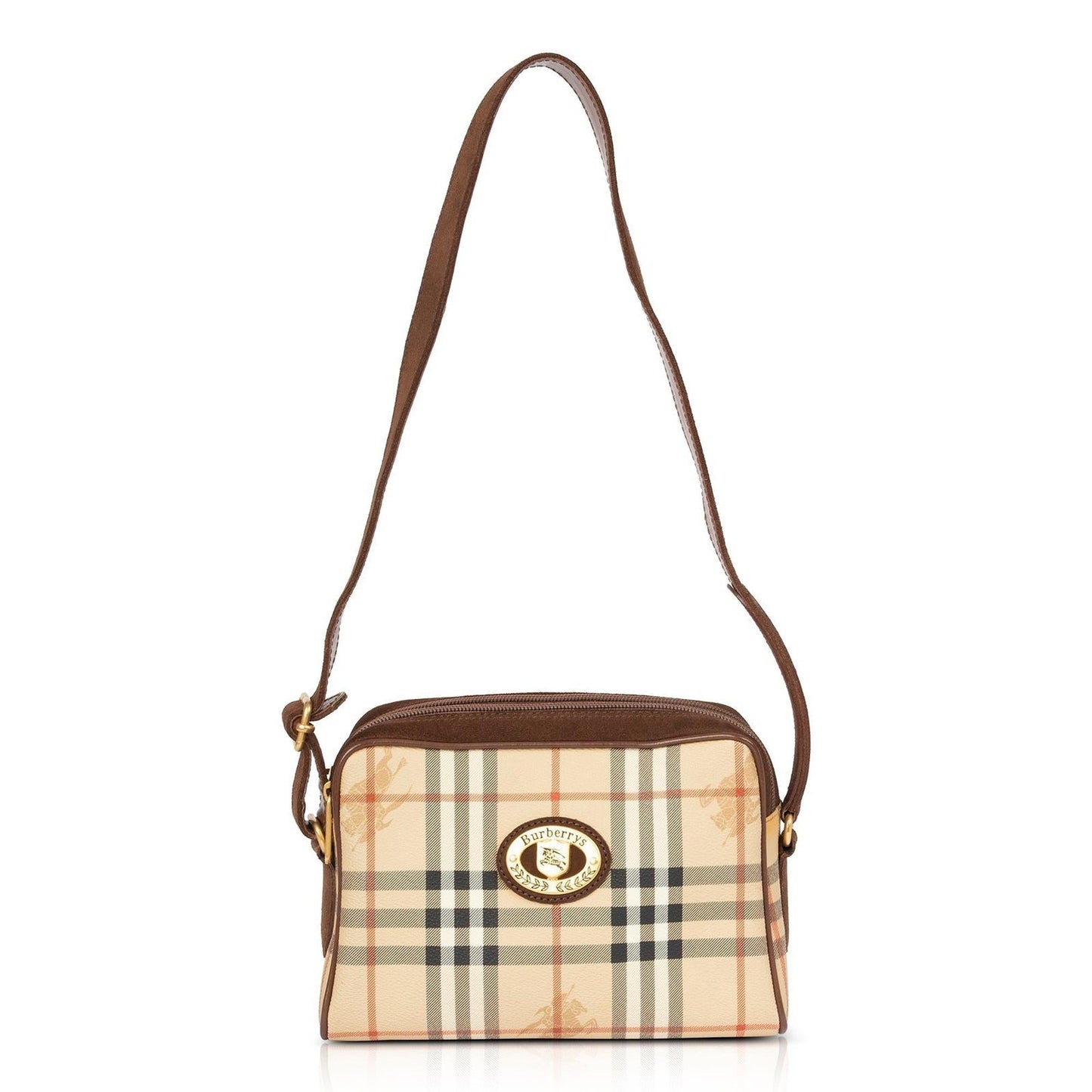 Burberrys Haymarket Check Camera Bag