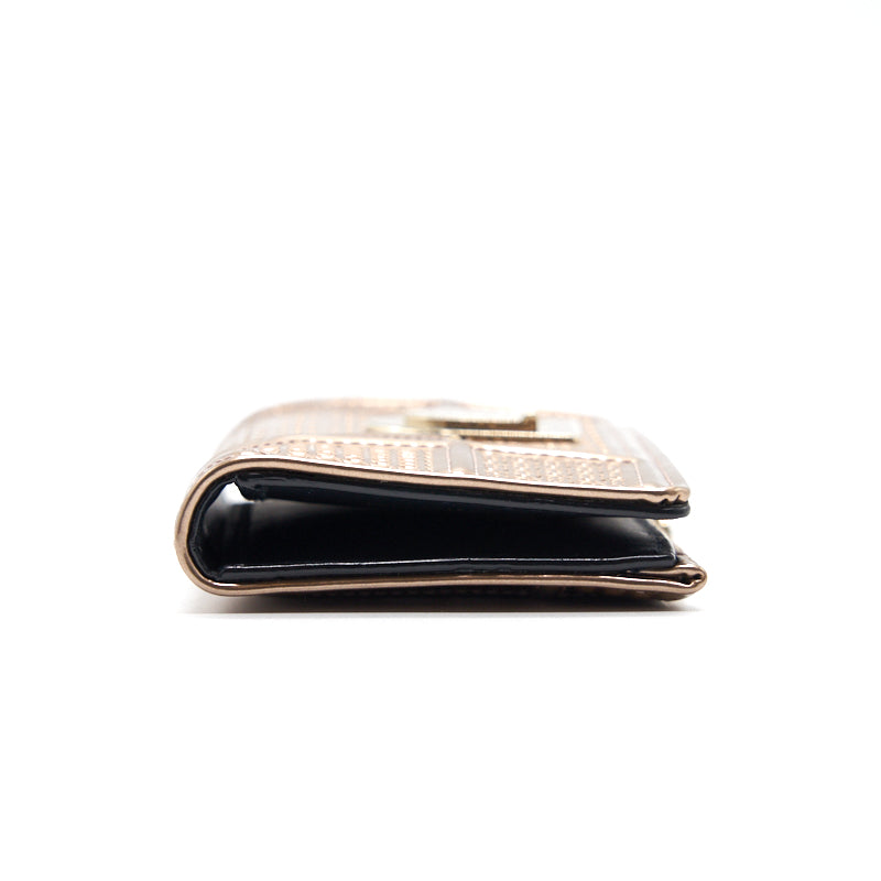 CHRISTIAN Luxury Dior Small Wallet Electric Nude