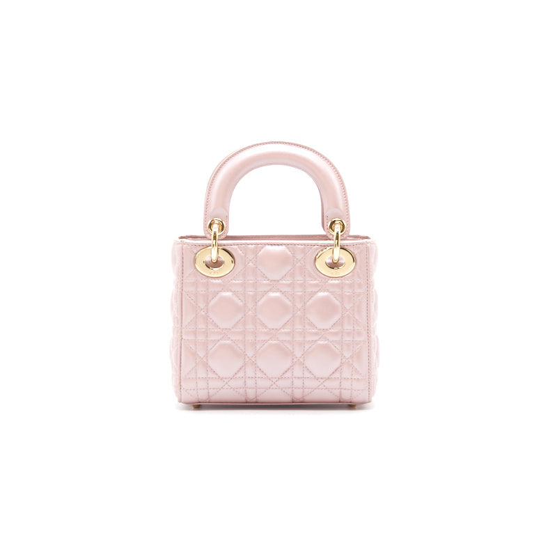 Luxury Dior Mini Lady Lotus GHW with Scarf