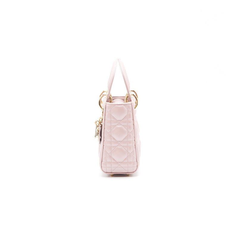 Luxury Dior Mini Lady Lotus GHW with Scarf