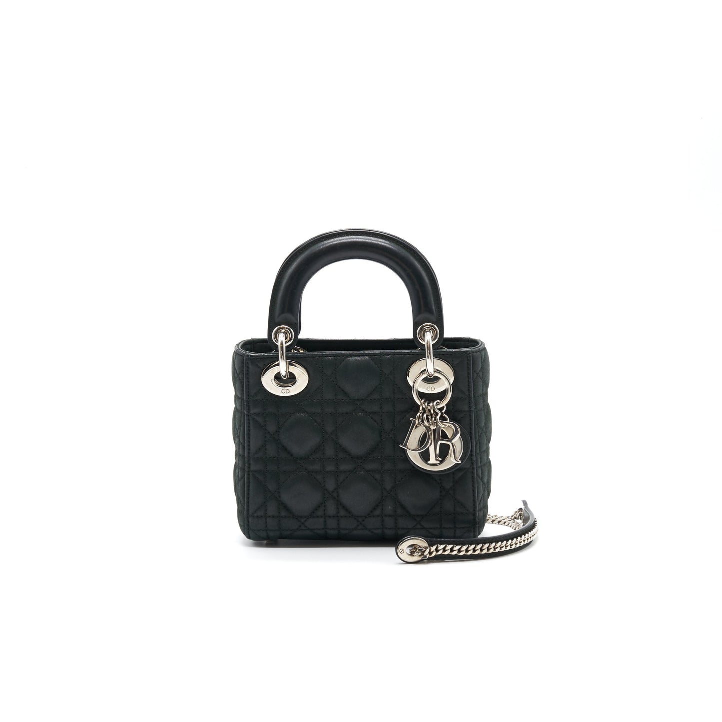 Luxury Dior Lady Luxury Dior Mini Black SHW