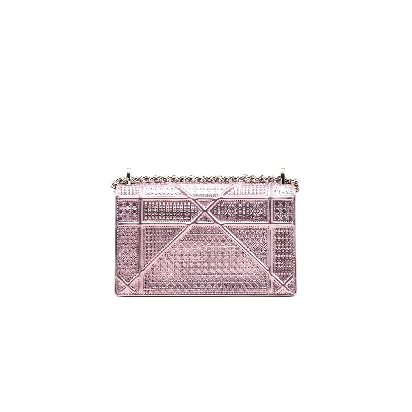 Luxury Dior Luxury Diorama Small Metallic Pink SHW