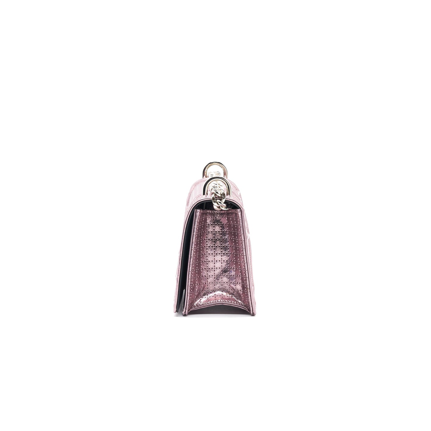 Luxury Dior Luxury Diorama Small Metallic Pink SHW