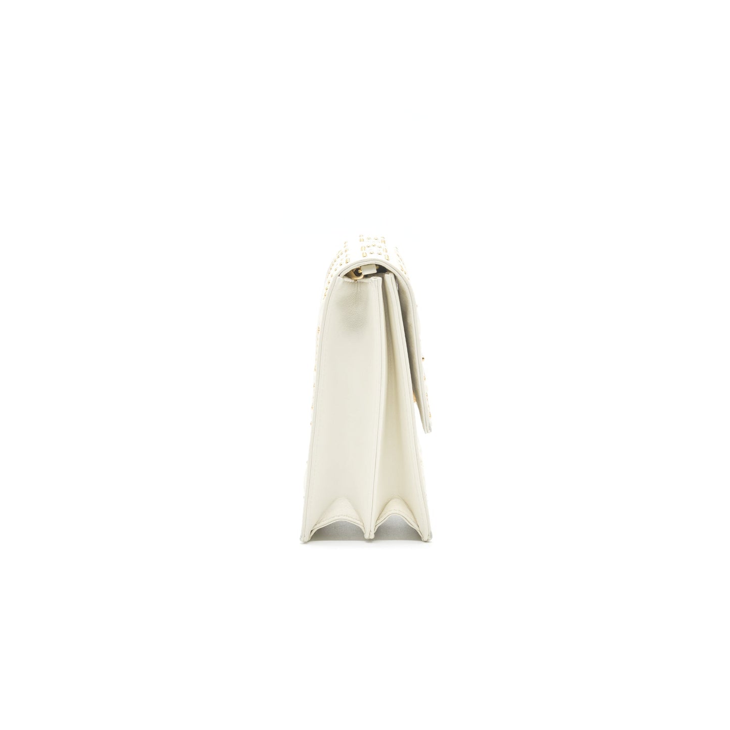 Luxury Dior Luxury Diorama Vertical Clutch Bag White GHW