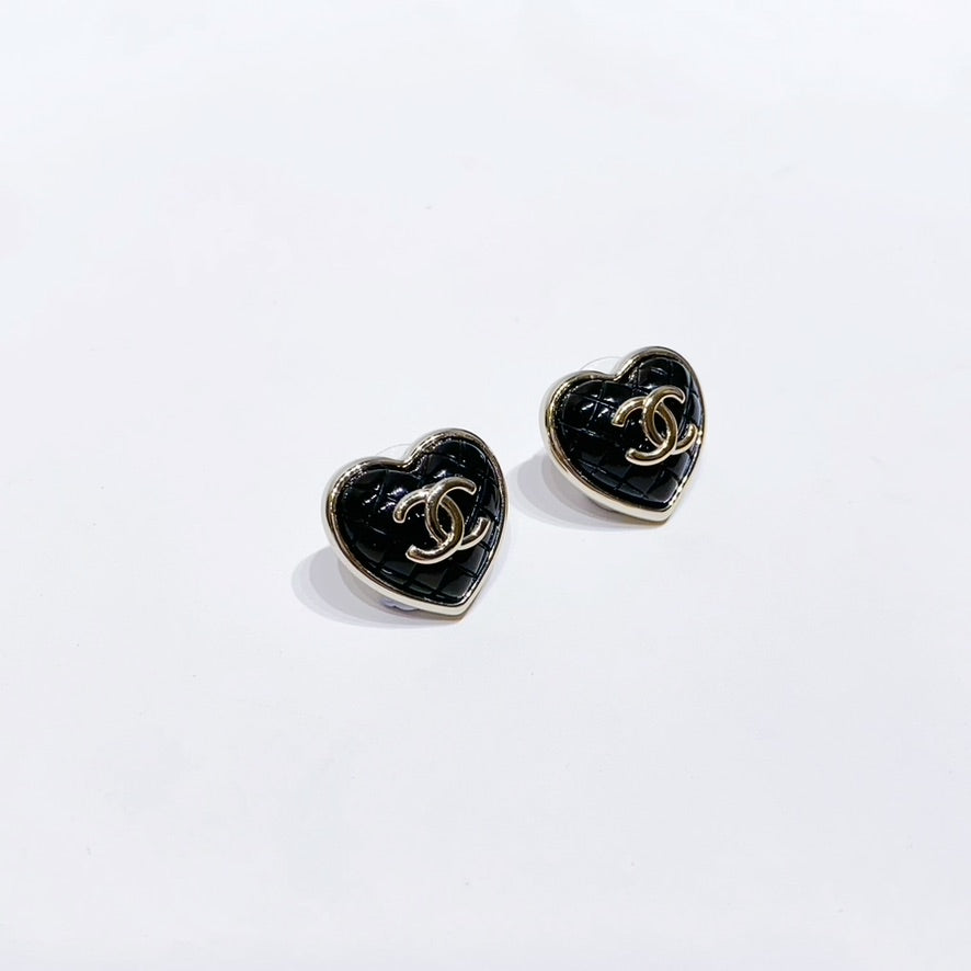 No.4316-Chanel Metal Heart Earrings