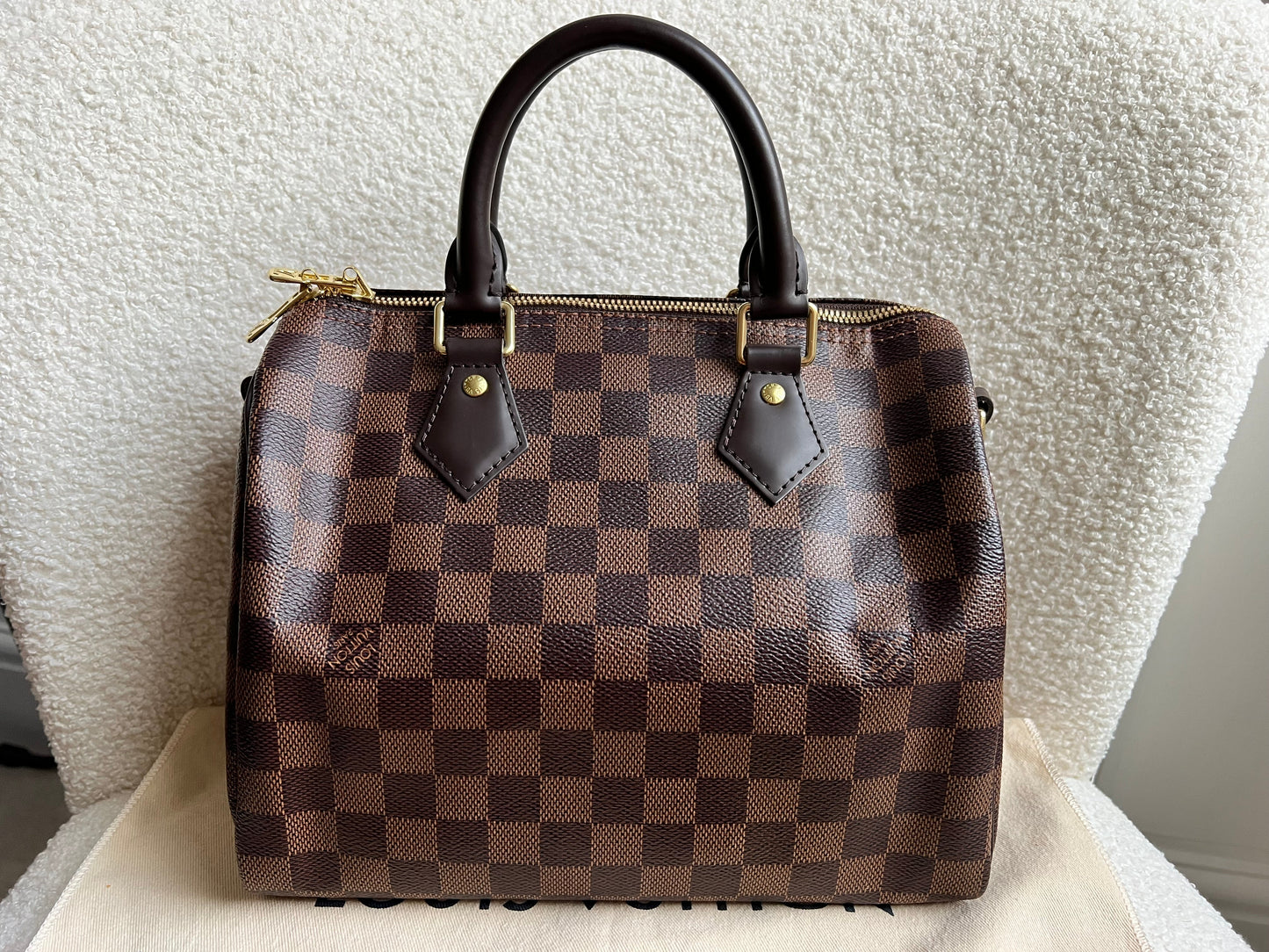 Louis Vuitton Speedy 25 Bandouliere Damier Ebene (RRP £1,420)