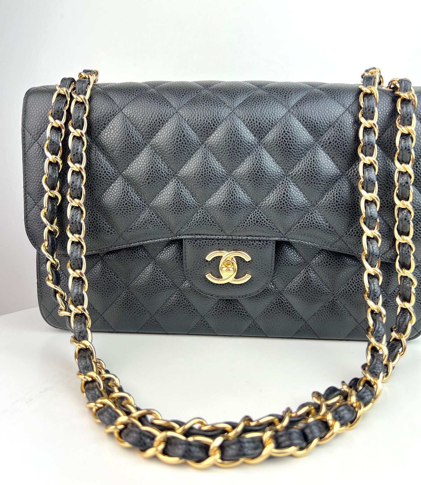 Chanel Large Caviar flap classic bag