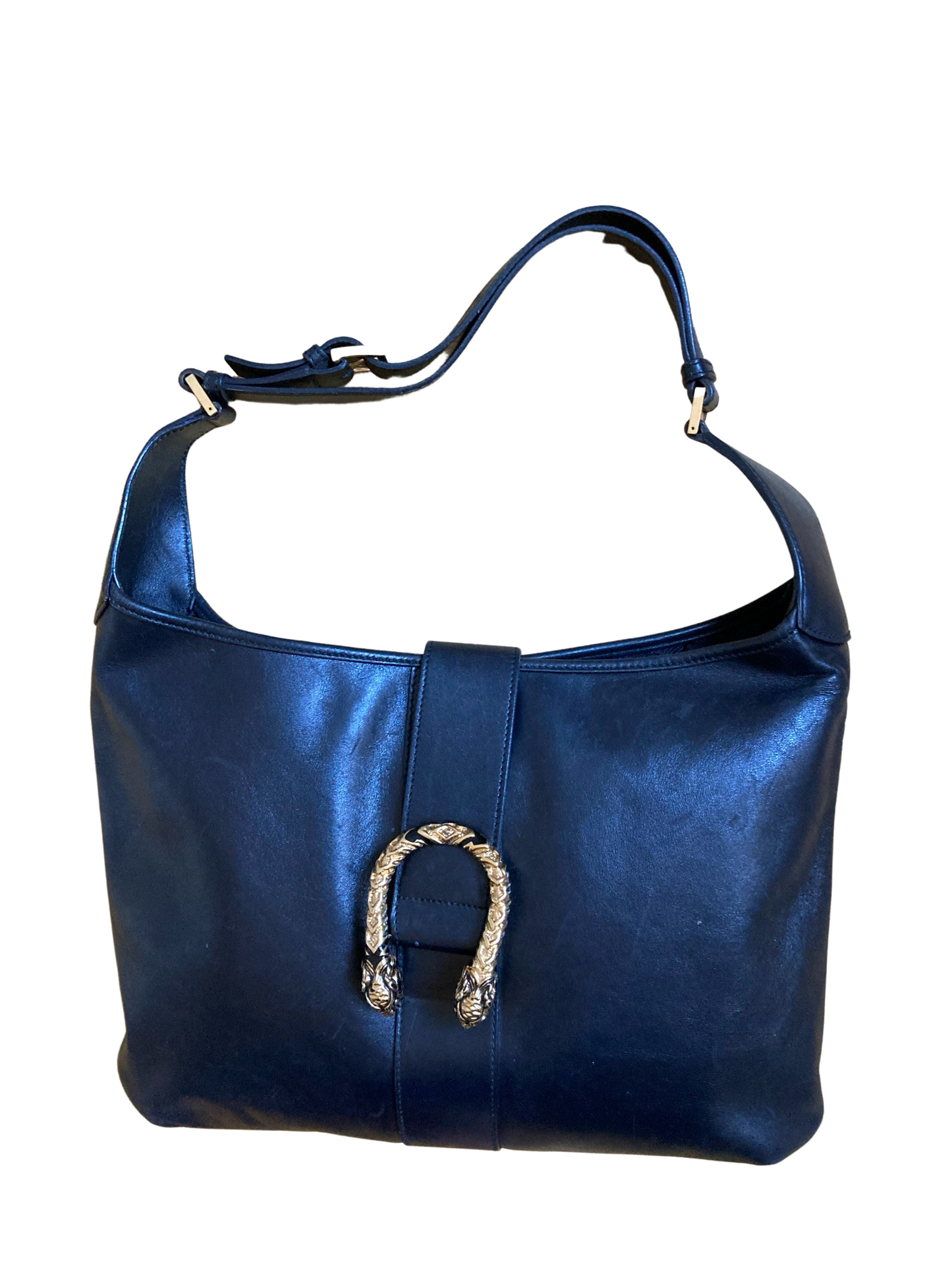 Luxury Gucci Dionysus Black Leather Shoulder Bag