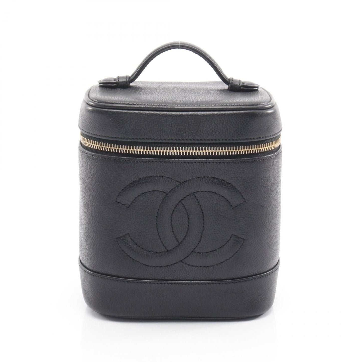 Chanel Timeless CC Tall Vanity Caviar Black