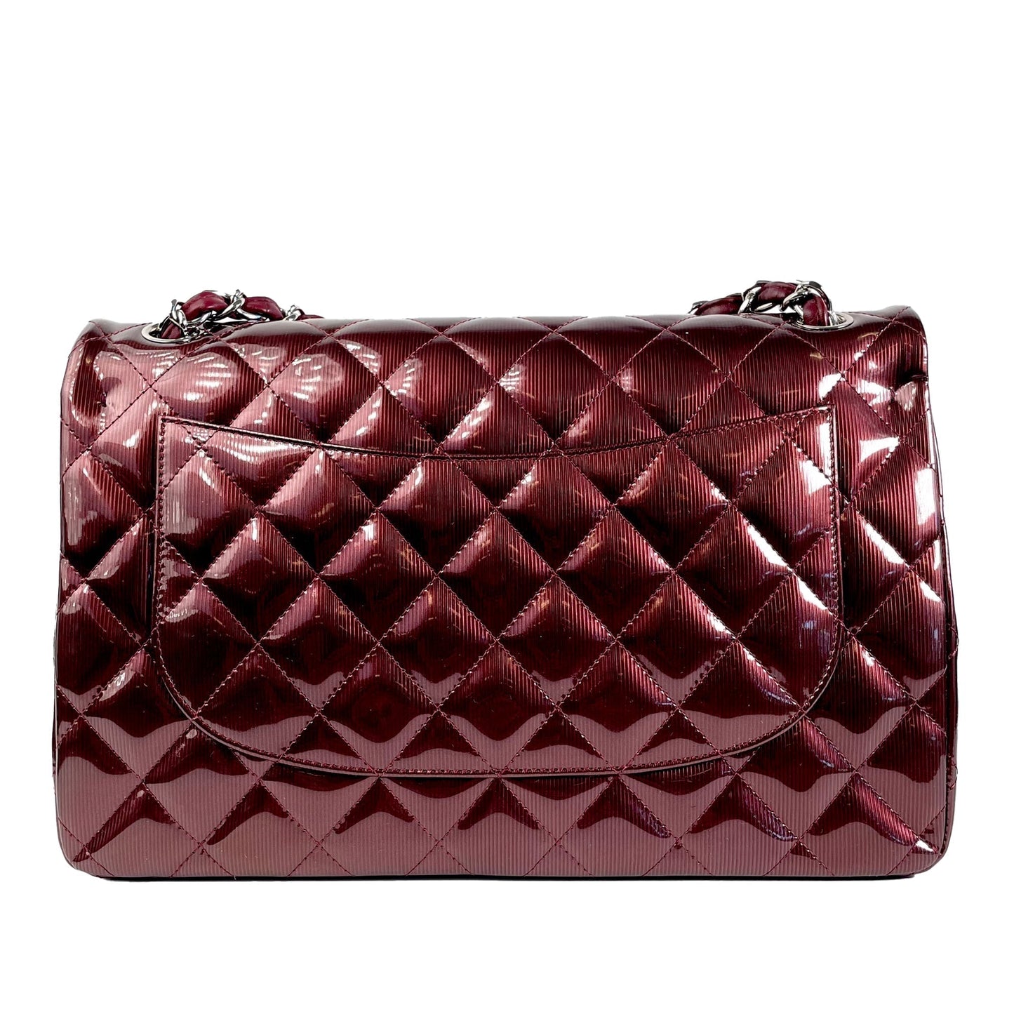 Luxury Chanel Jumbo Classic Patent Double Flap Shoulder Bag