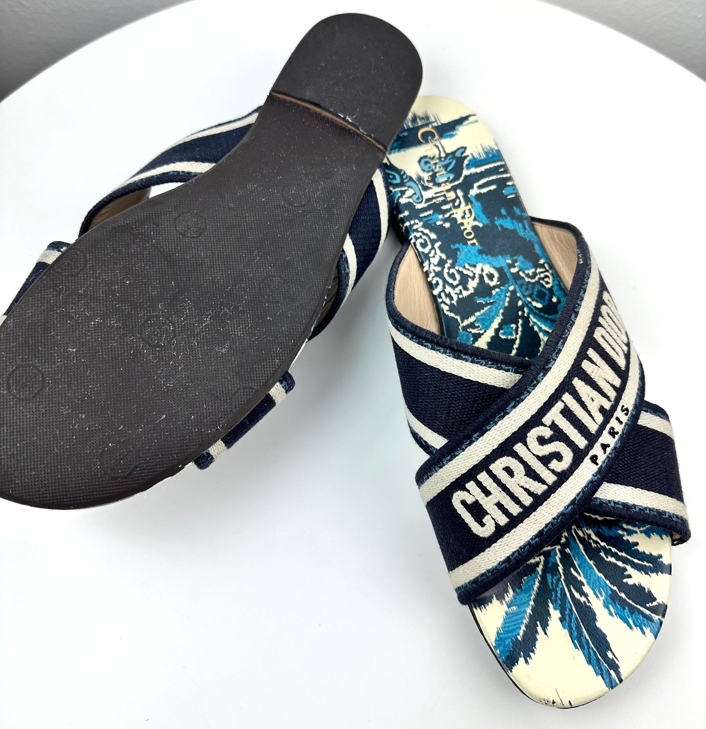 Christian Dior Criss Crossway slides size 39