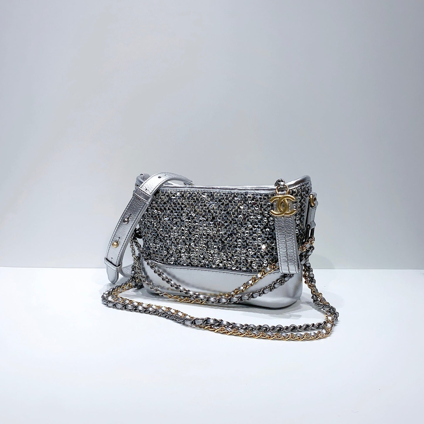 No.3552-Chanel Sequin Small Gabrielle Hobo Bag