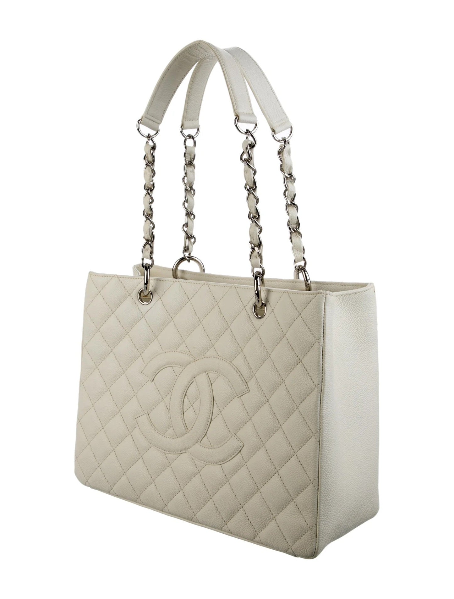 Luxury Chanel CAVIAR QUILTED GRAND SHOPPING TOTE BAG