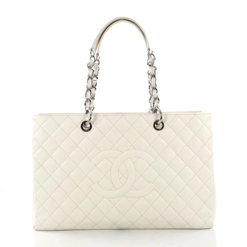 Luxury Chanel CAVIAR QUILTED GRAND SHOPPING TOTE BAG