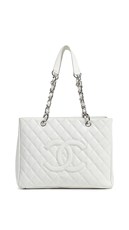 Luxury Chanel CAVIAR QUILTED LAMBSKIN SHOPPER TOTE BAG