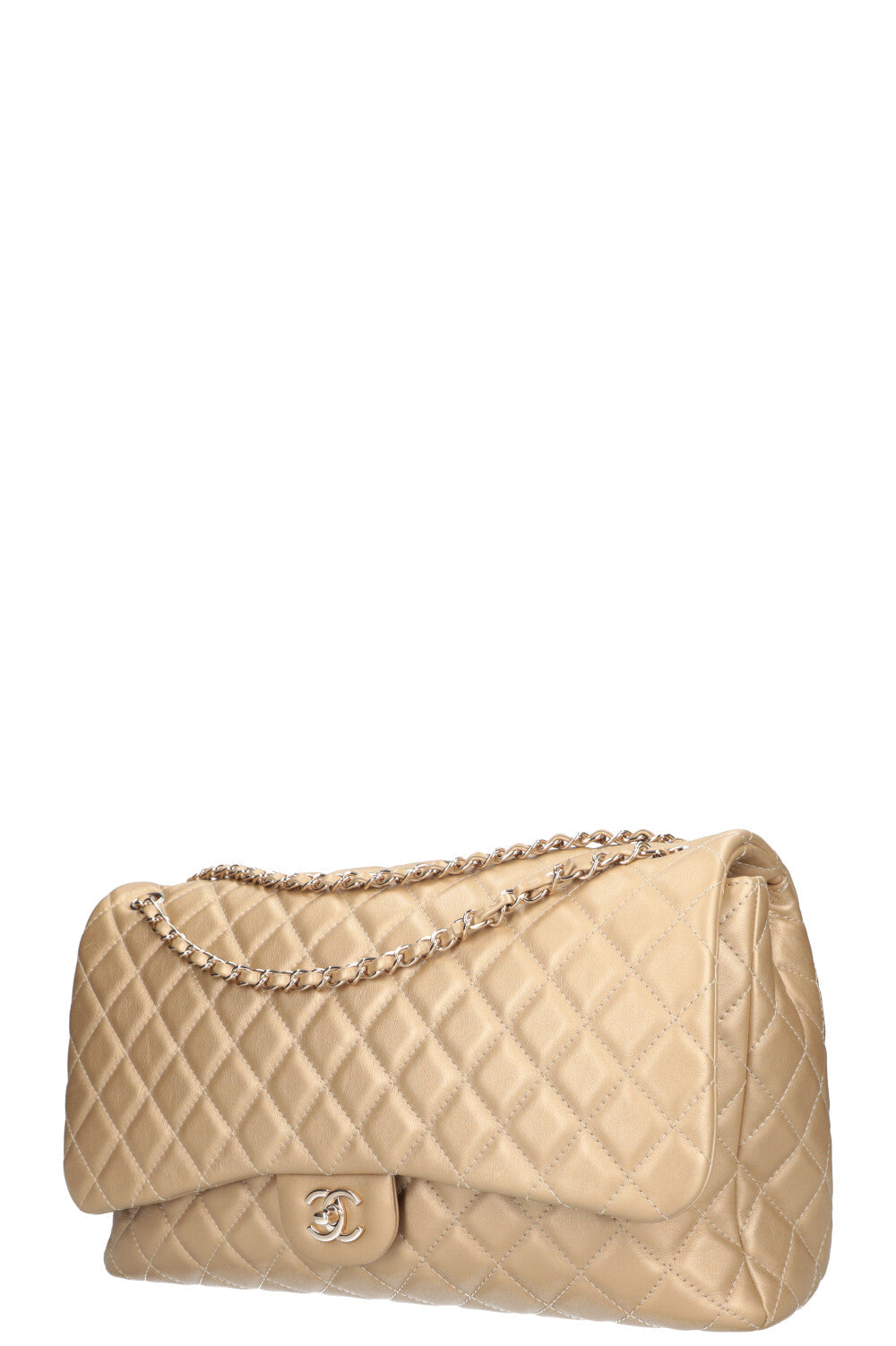 CHANEL XXL Single Flap Gold