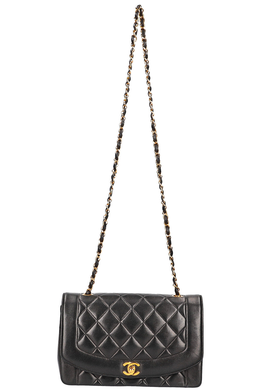 CHANEL Diana Flap Bag Medium Black