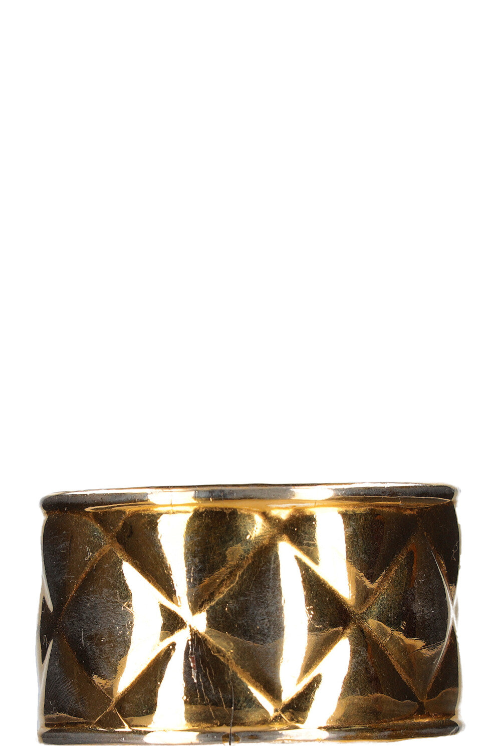 CHANEL Matelasse Cuff Gold