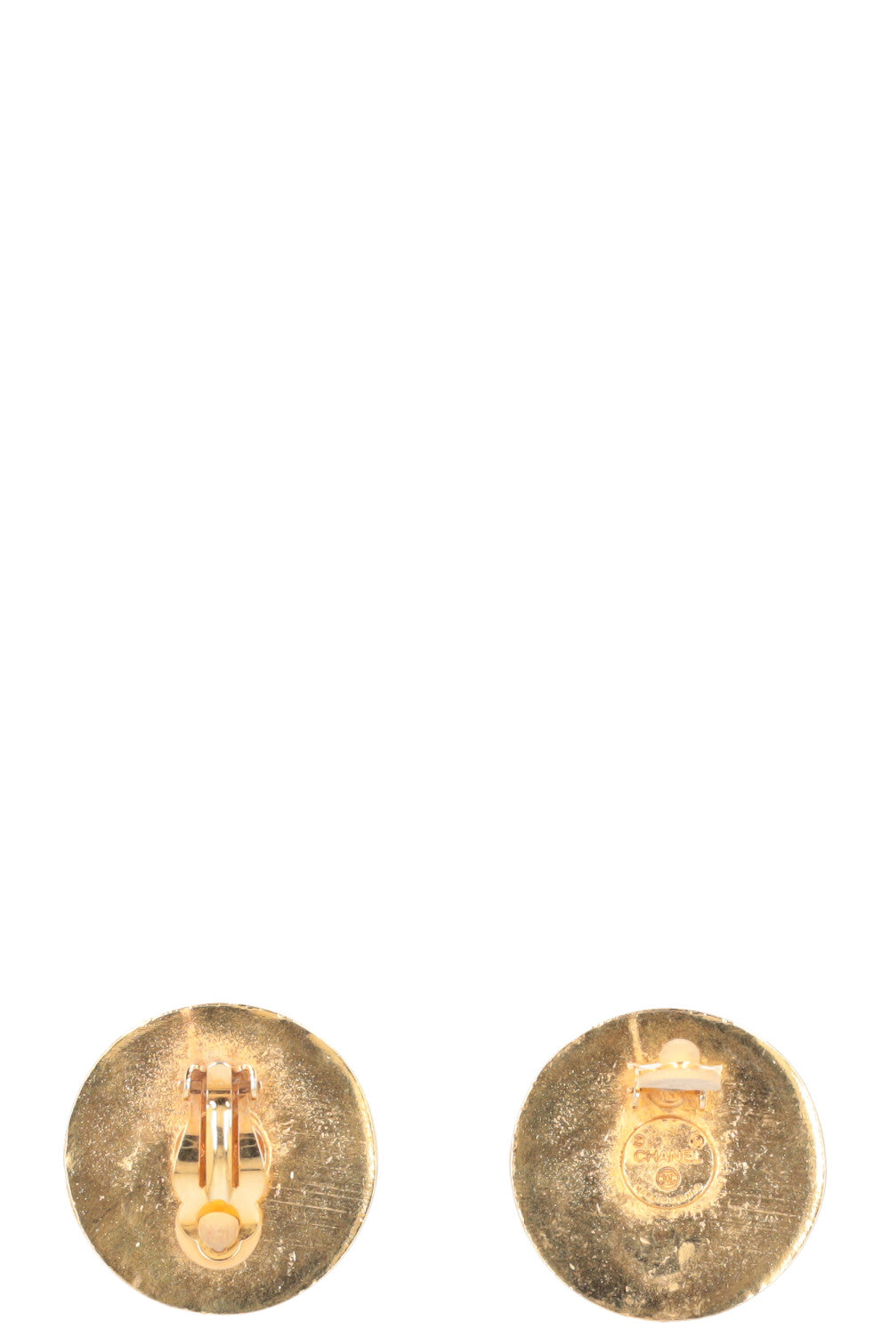 CHANEL CC Vintage Earclips
