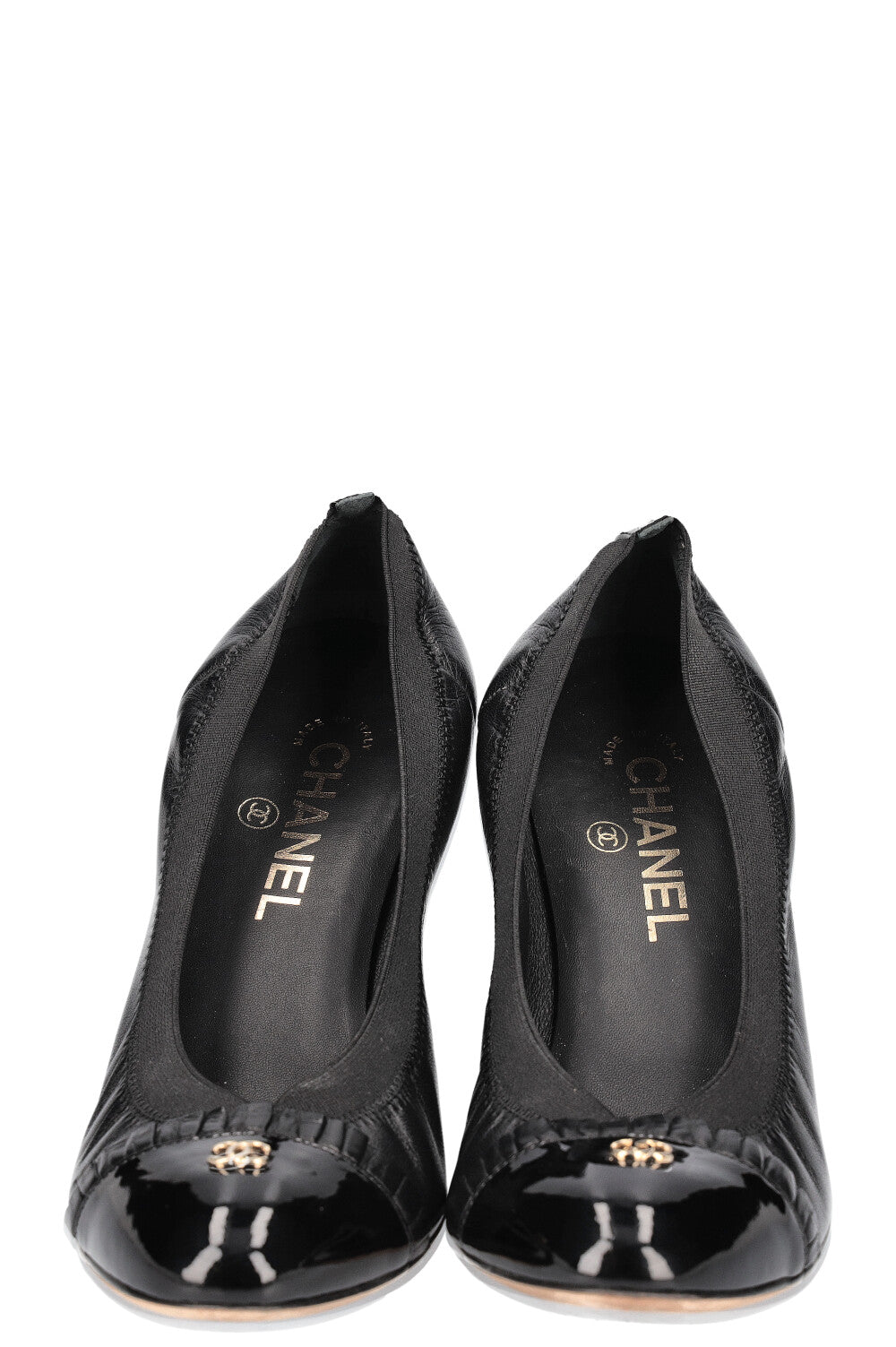 CHANEL Flex Heels Black