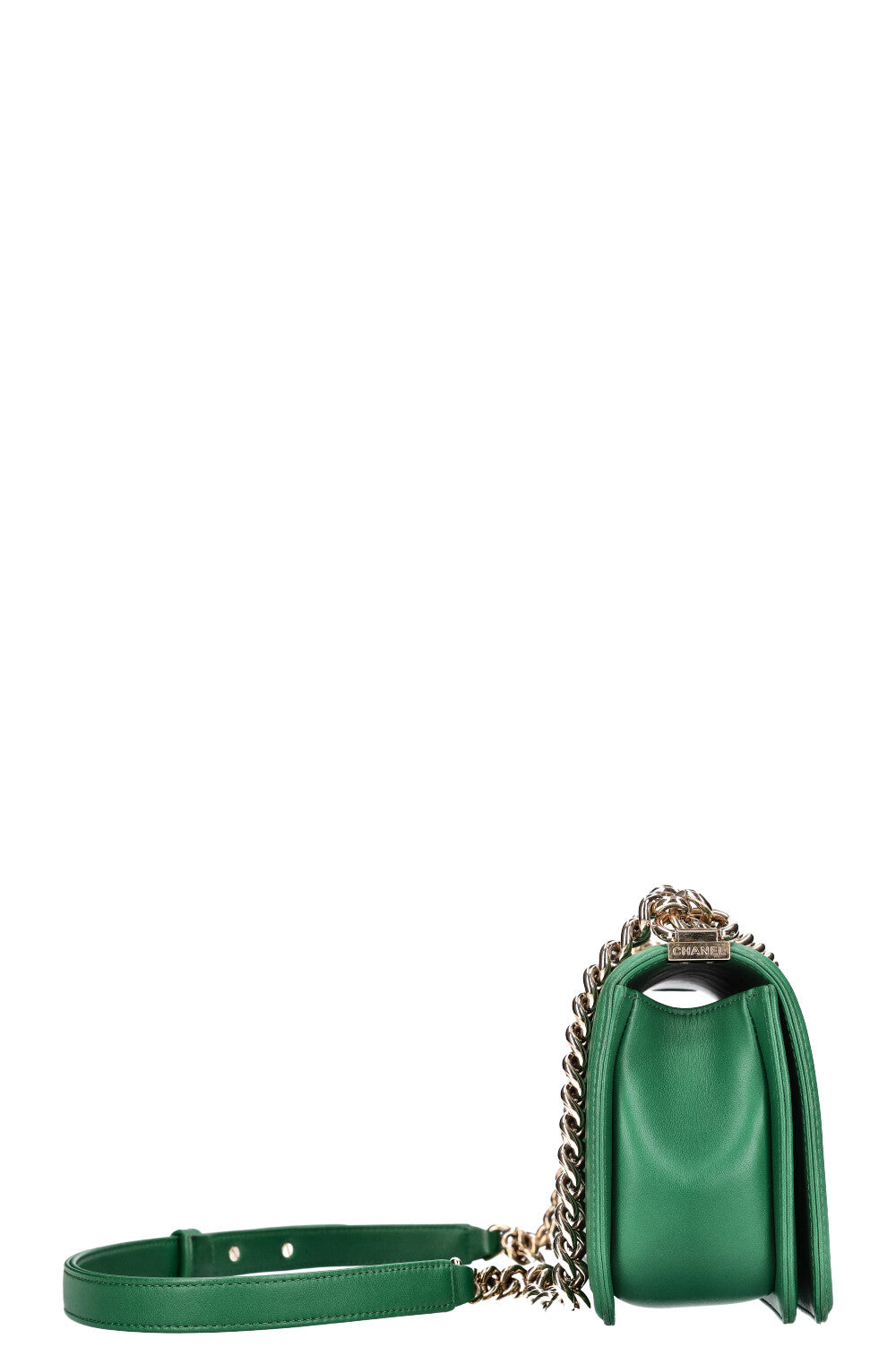 CHANEL Boy Bag Medium Green