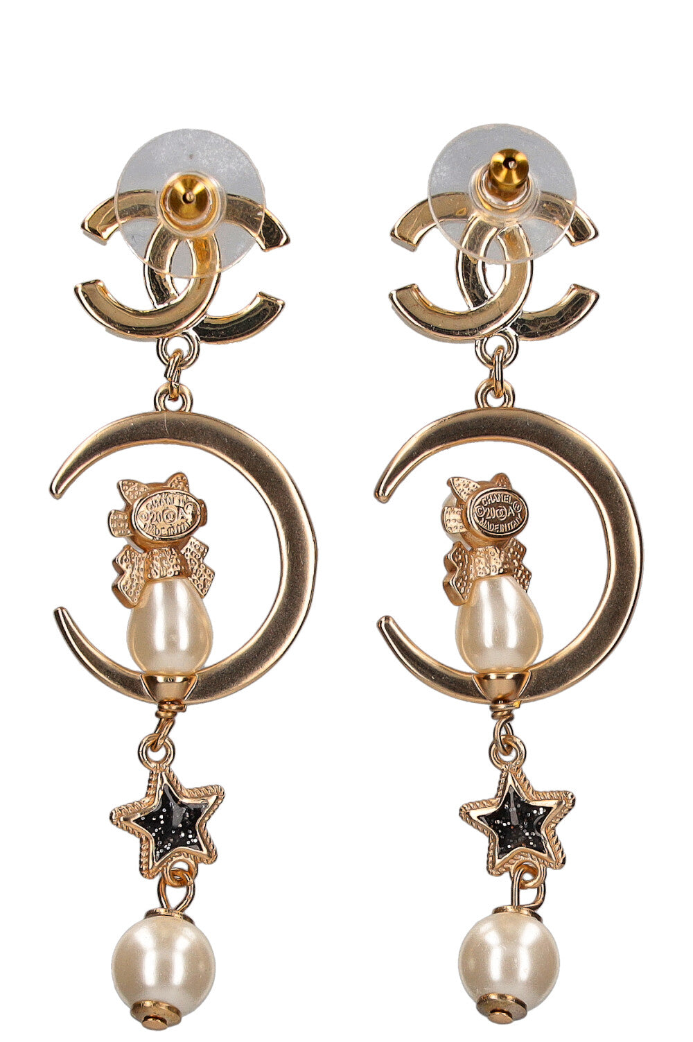 CHANEL Earrings Moon 20A