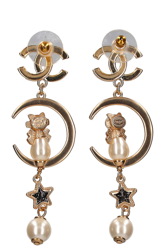 CHANEL Earrings Moon 20A