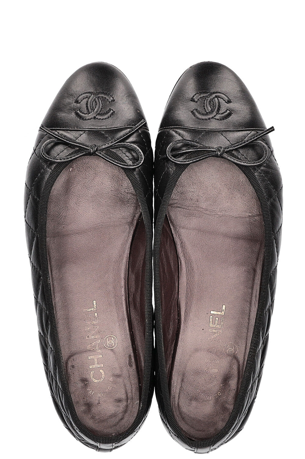 CHANEL Classic Ballet Flats Black