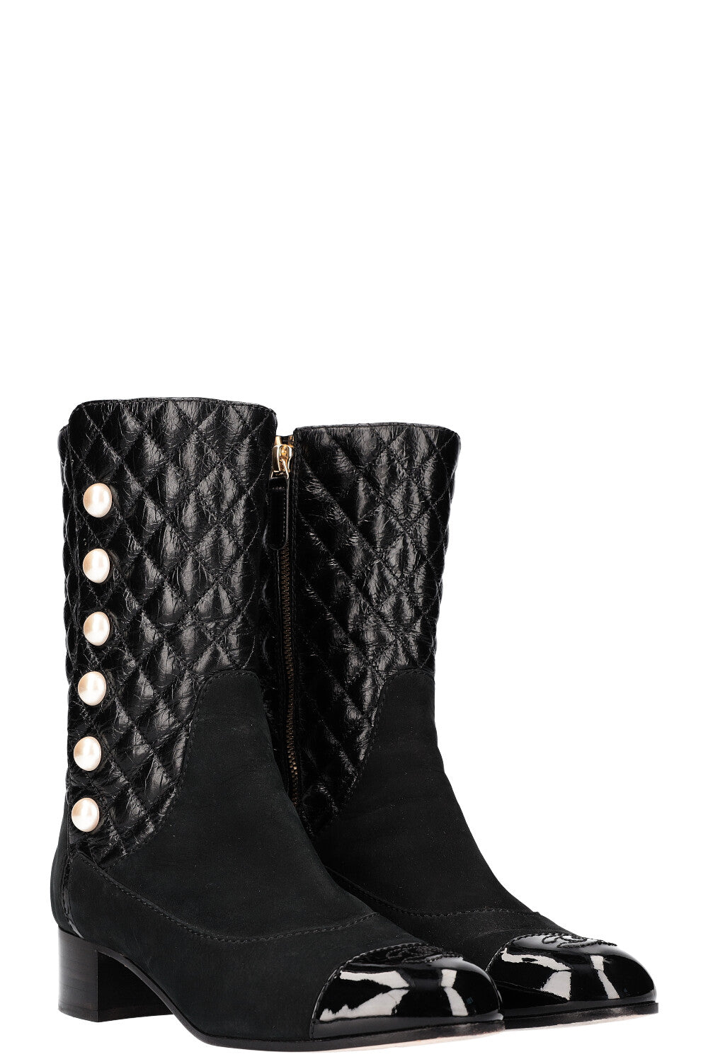 CHANEL Pearl Boots