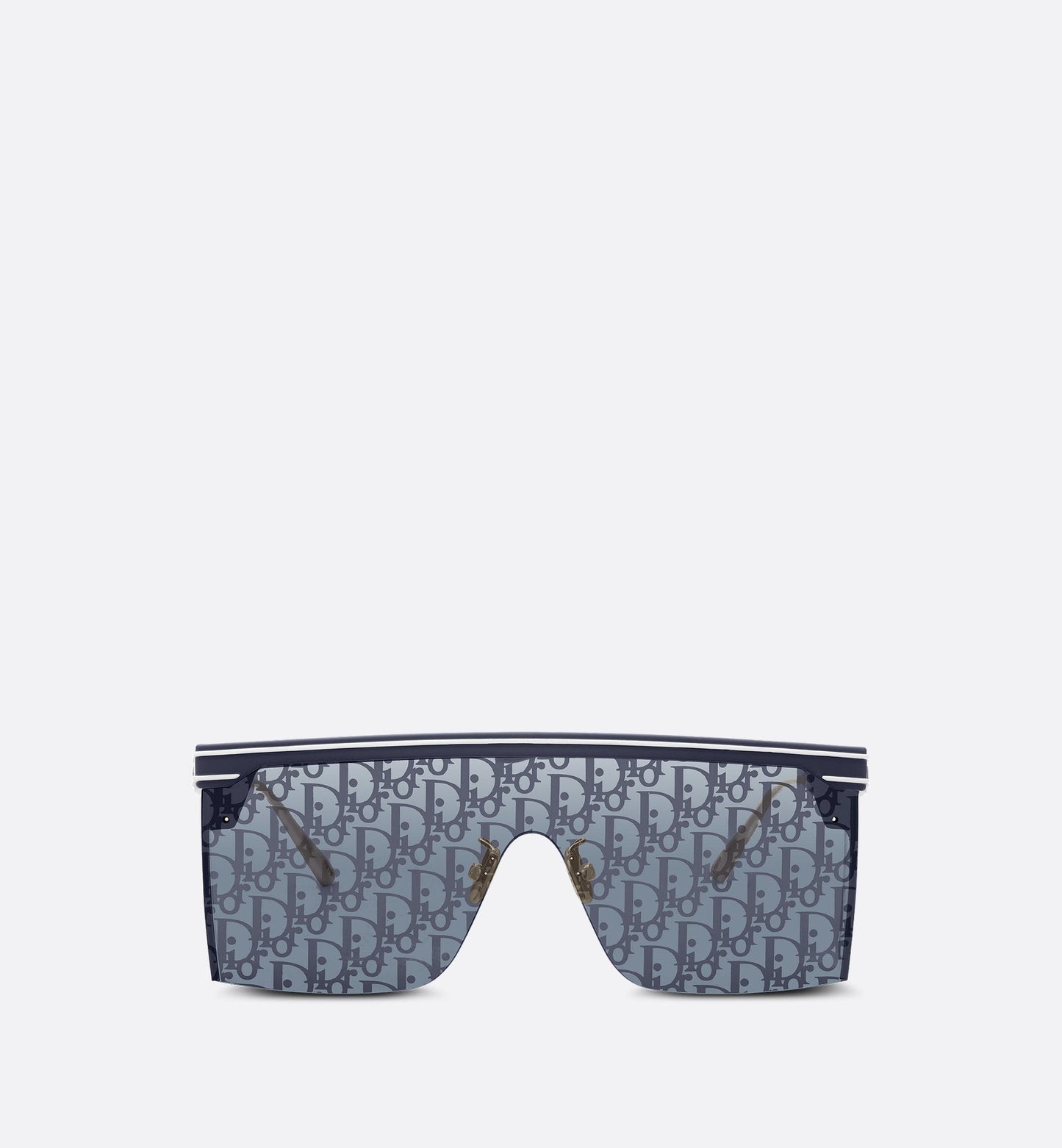 Luxury Diorclub M1U Blue Luxury Dior Oblique Mask Sunglasses