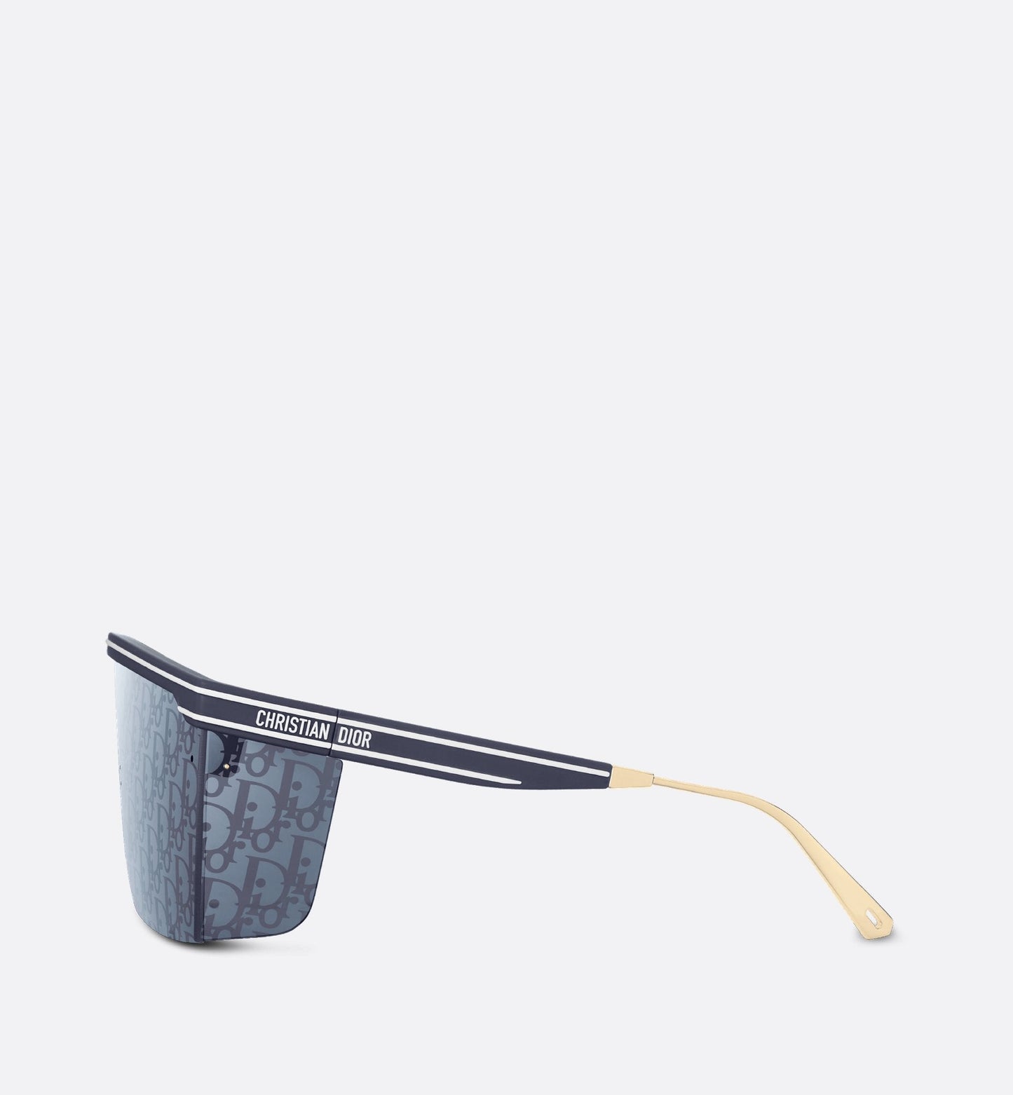 Luxury Diorclub M1U Blue Luxury Dior Oblique Mask Sunglasses