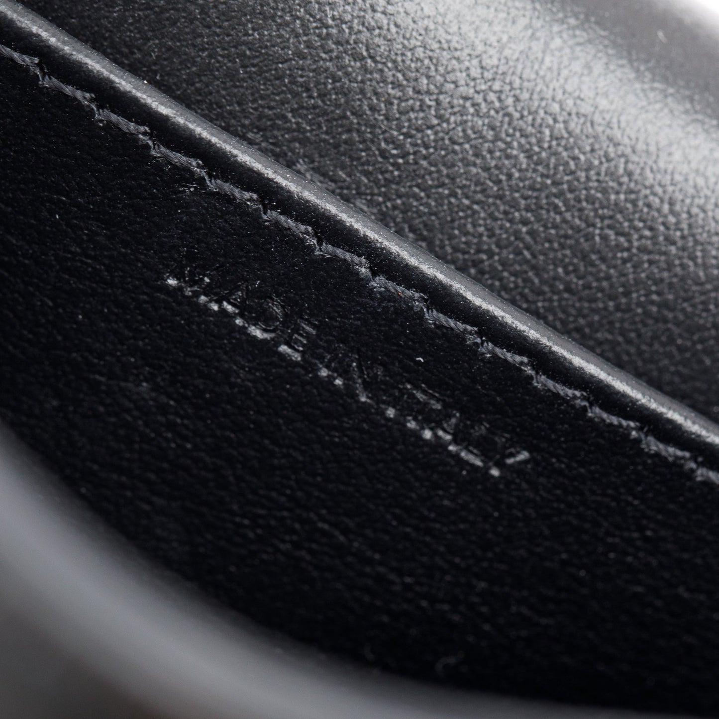 Celine 2022 Black Calfskin Leather Mini Triomphe Belt Bag